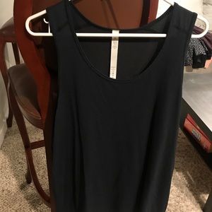 Men’s Lululemon Dark Green/Blue Athletic Tank-XL